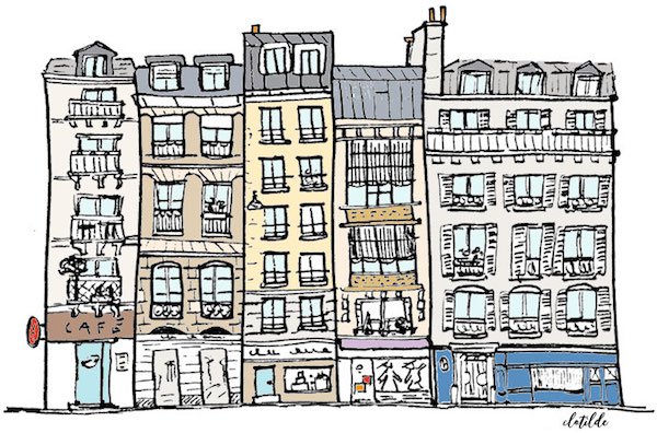 Montmartre apartment buldings