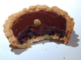 Chocolate and Candied Ginger Tartlet