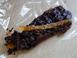 Chocolat aux écorces d'orange