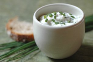 Goat's Milk Faisselle with Chives Recipe