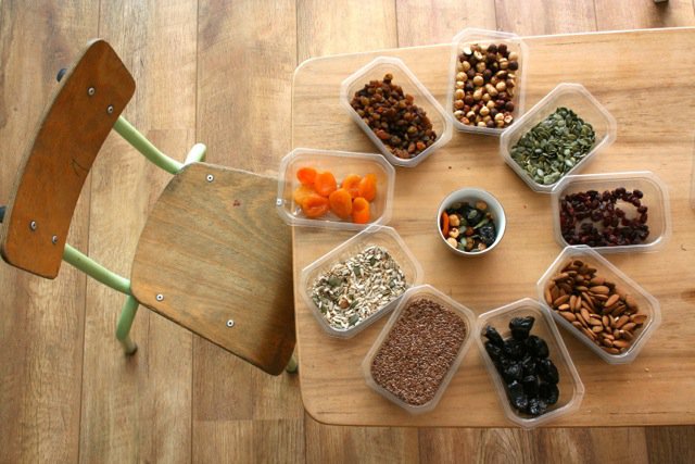 Seeds and dried fruits