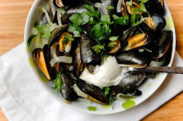 Saffron Mussels