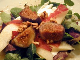 Salade Figue et Poire à la Bresaola