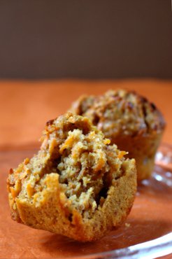 Muffins Carotte Cacahuète