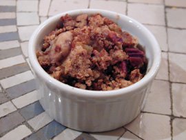 Banana Pear Pecan Crumble Recipe | Chocolate & Zucchini