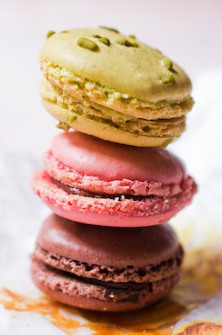 Three Macarons