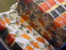 Terrine de Légumes au Fromage de Chèvre et aux Herbes