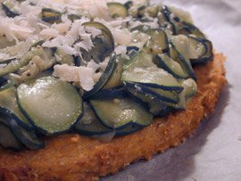 Zucchini Polenta Tart