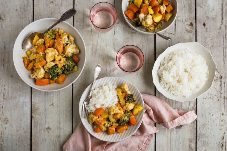 Curry de légumes d'hiver