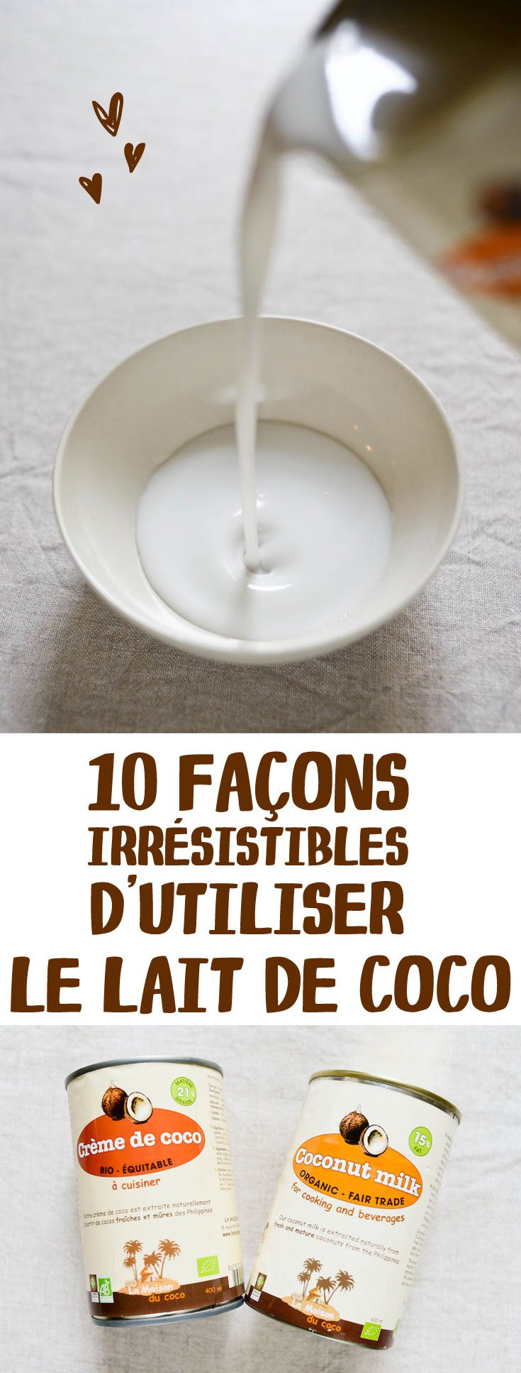 Lait de coco 10 Façons irrésistibles de l'utiliser Chocolate & Zucchini — free download