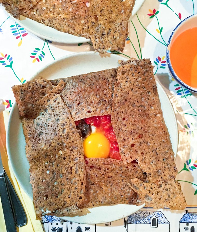 Buckwheat Crêpe (or Ggalette)