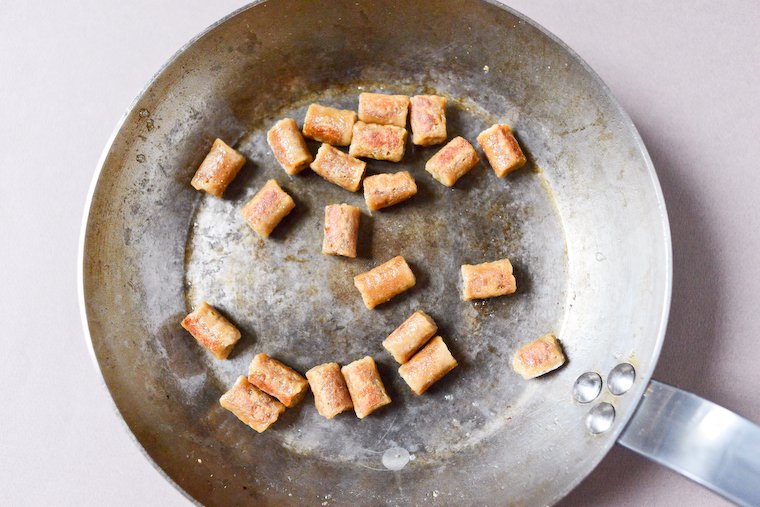 Gnocchi in skillet