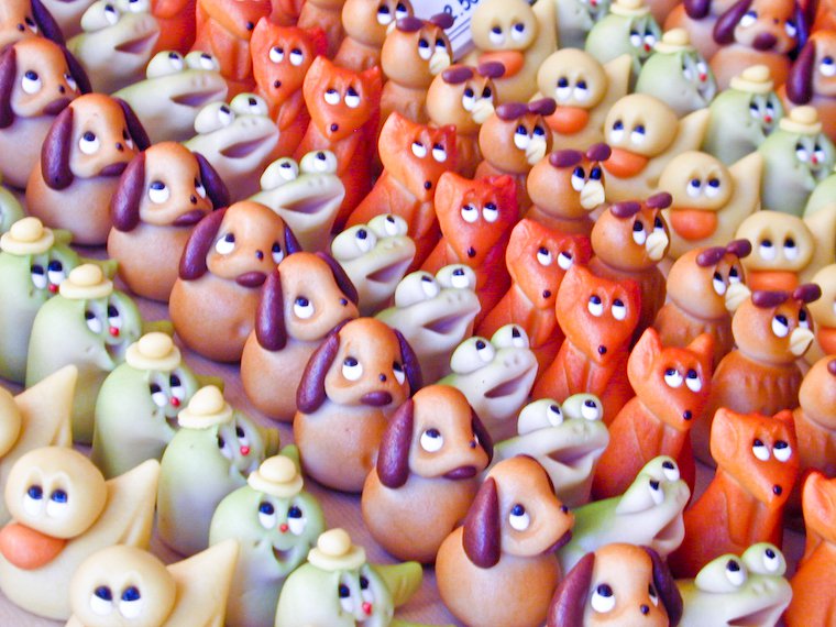 Marzipan figures