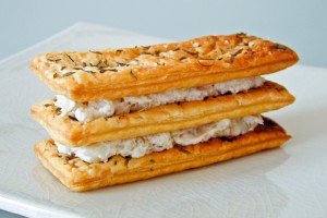Goat Cheese and Artichoke Mille-Feuille
