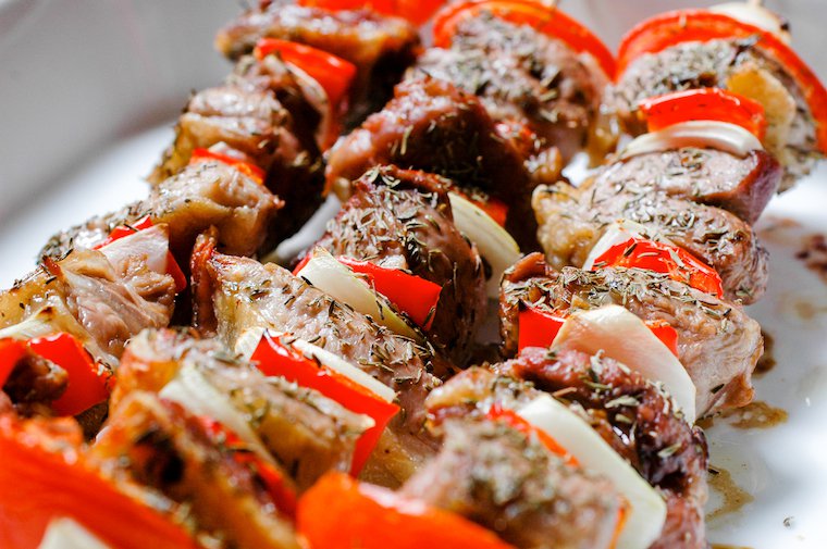 Lamb Skewers with Thyme Recipe