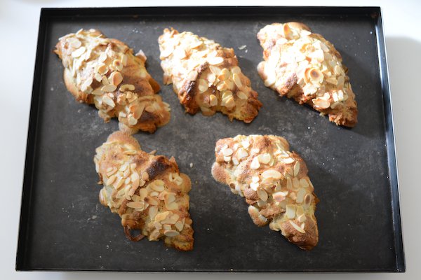 Perfect Almond Croissants: Just baked