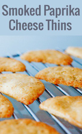 Irresistibly crisp and cheesy crackers. Super easy to make, and the dough can be kept in the freezer for a quick snack!
