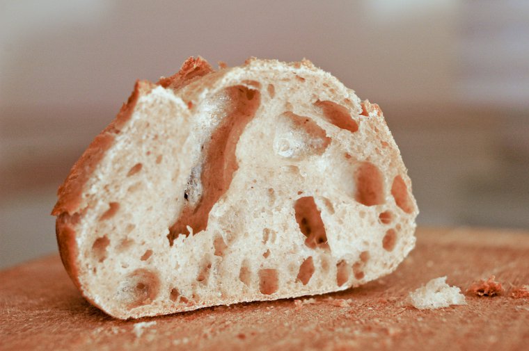 Baguette : crumb