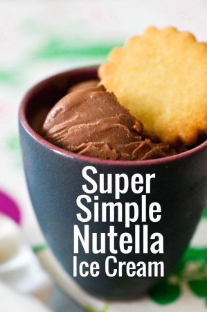 Addicted to Nutella? Try this amazingly easy Nutella ice cream with just two ingredients!