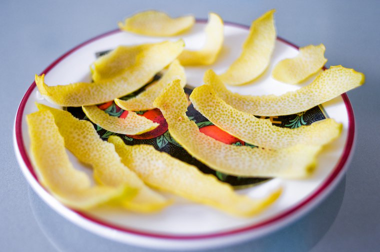 Strips of Lemon Peel