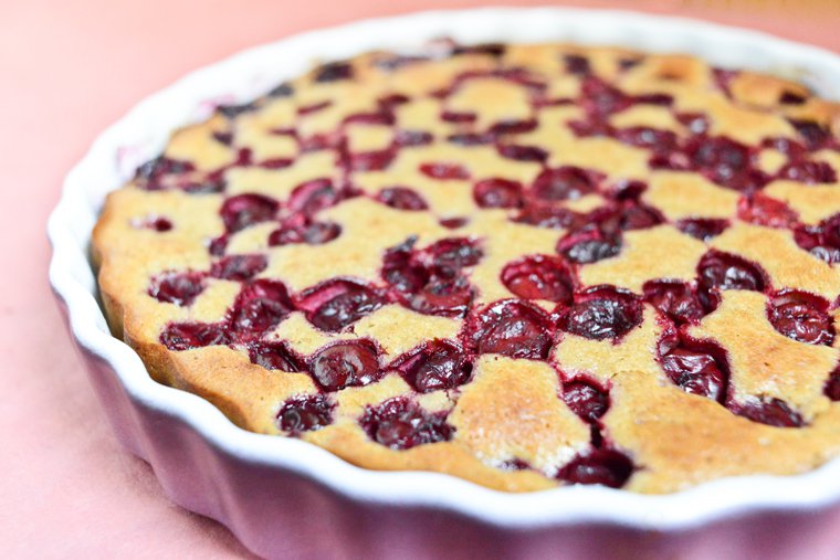 Cherry Clafoutis with Chestnut Flour