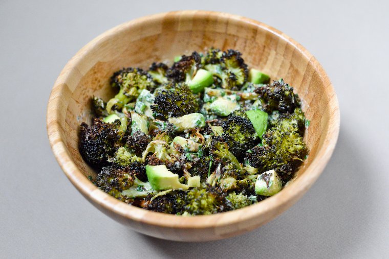Charred Broccoli and Avocado Salad