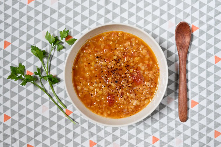 Pink Lentil Soup