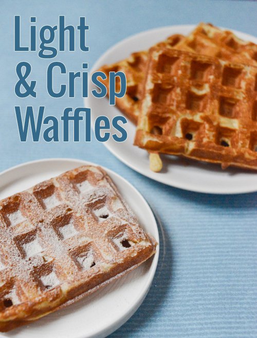 Gaufres French Waffles, easy recipe