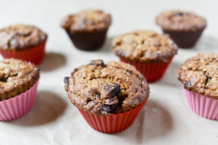 Banana Chocolate Muffins