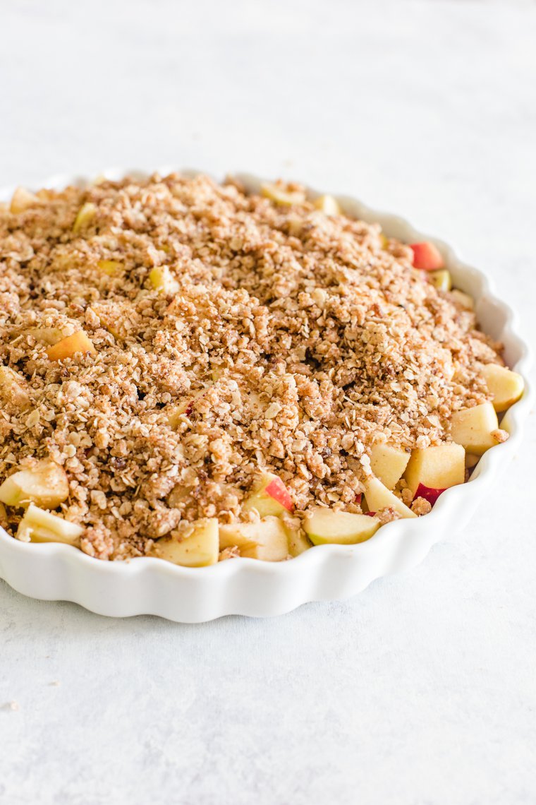 Vegan Apple Crumble Recipe | Chocolate & Zucchini