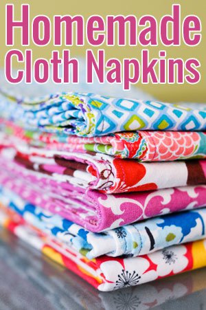 Homemade Cloth Napkins: An Easy Step-by-Step Tutorial | Chocolate ...