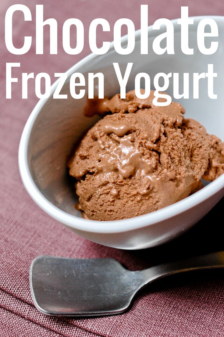 Chocolate Frozen Yogurt Recipe Chocolate & Zucchini