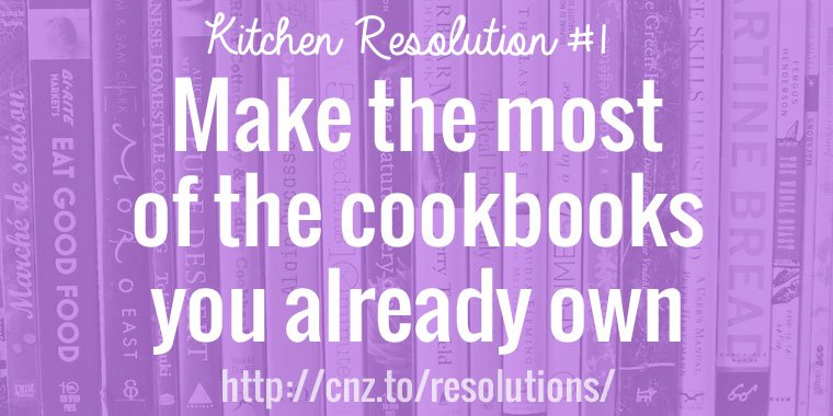 Make the most of the cookbooks you already own