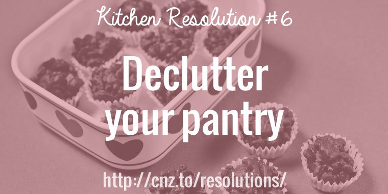 Declutter your pantry
