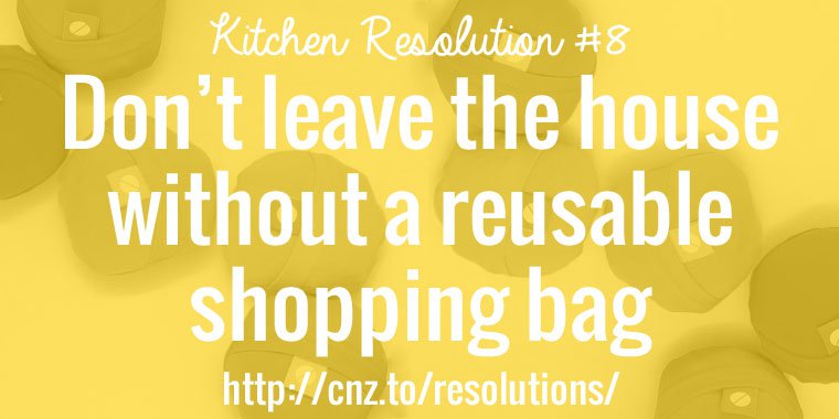 Always have a reusable shopping bag on hand