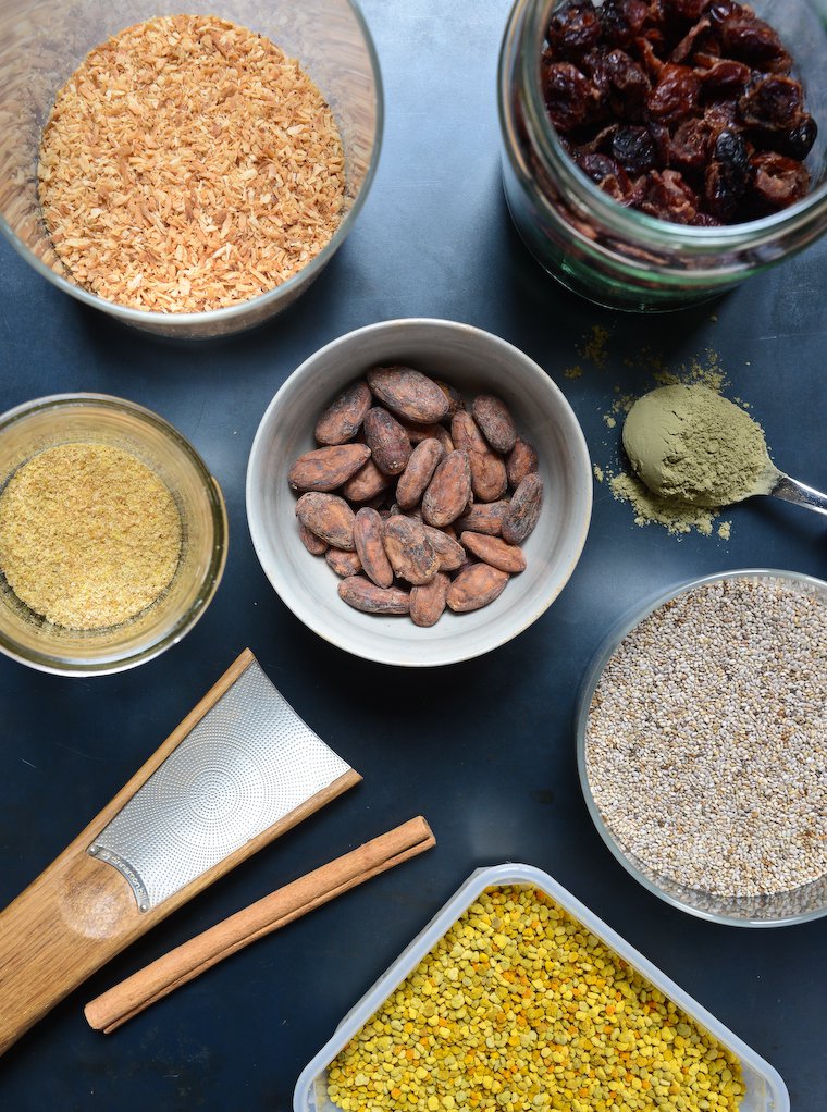 Green Smoothie Bowl: Toppings