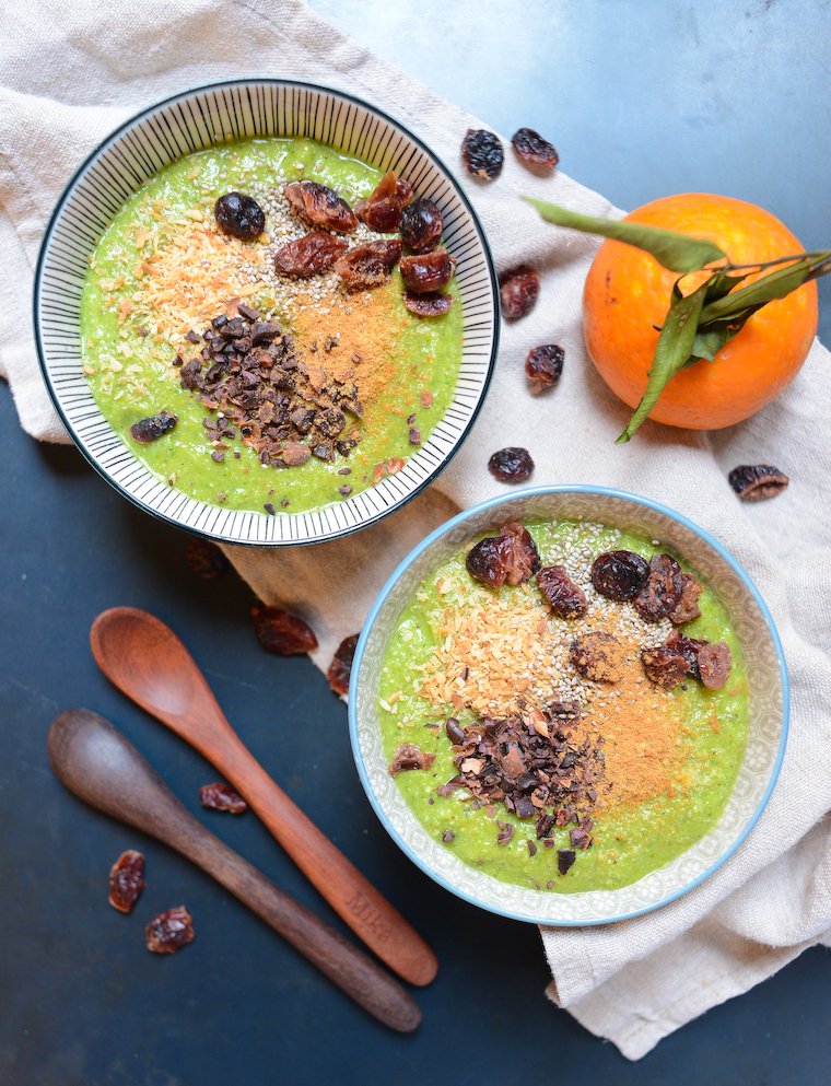 Green Smoothie Bowls for Winter