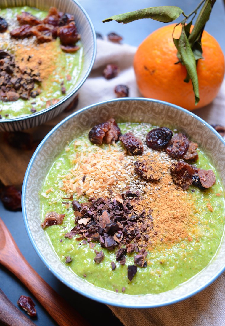 Immune-Boosting Green Smoothie Bowls