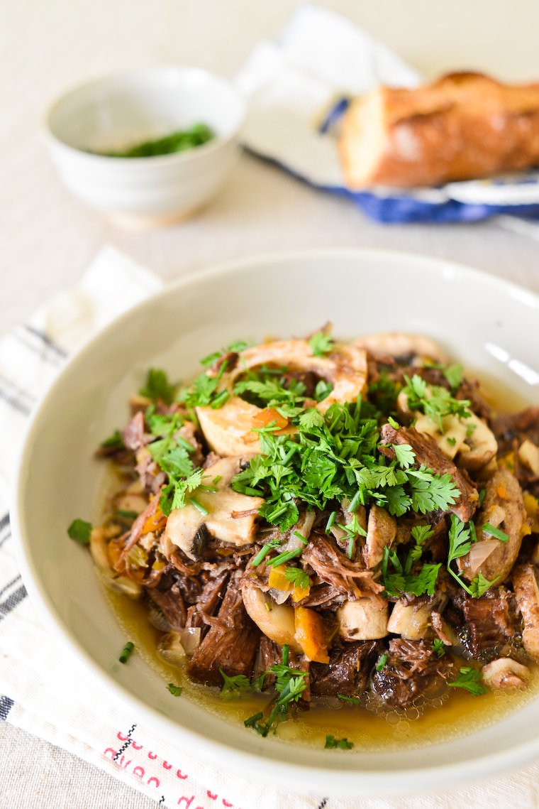 Pressure Cooker Beef Bourguignon