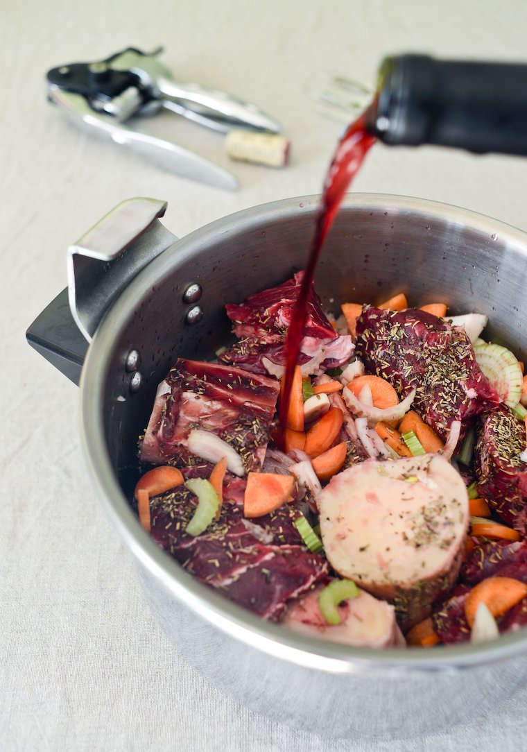 Pressure Cooker Beef Bourguignon