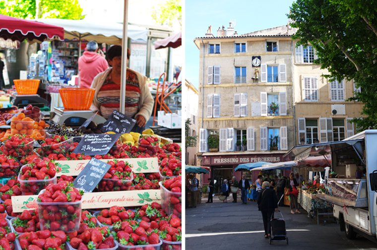 Marche Place des Prêcheurs Aix-en-Provence