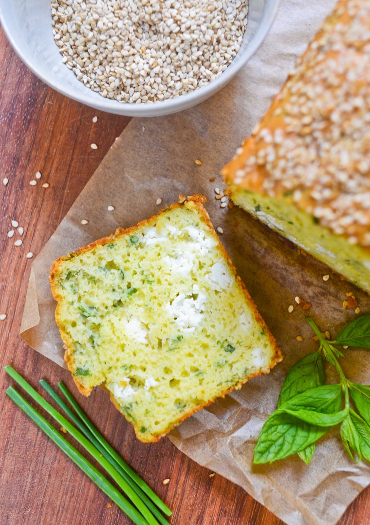 Feta and Fresh Herb Quick Bread