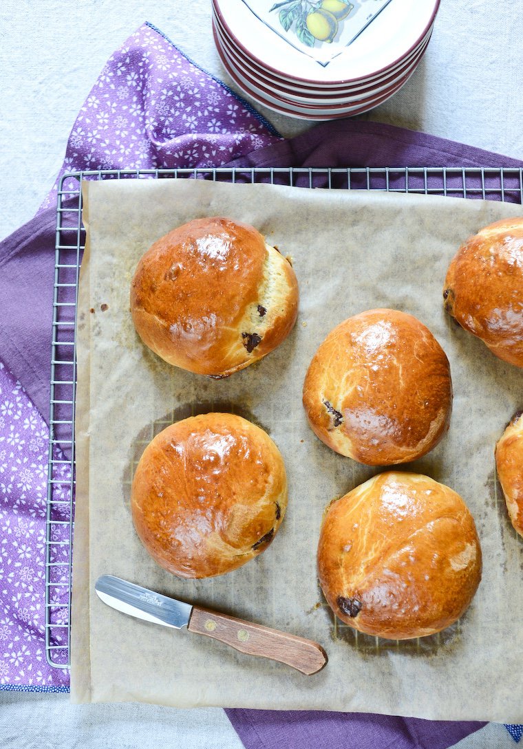 Chocolate Chip Brioches