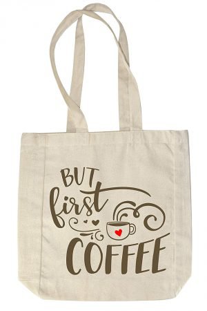 "But first, coffee" Tote Bag