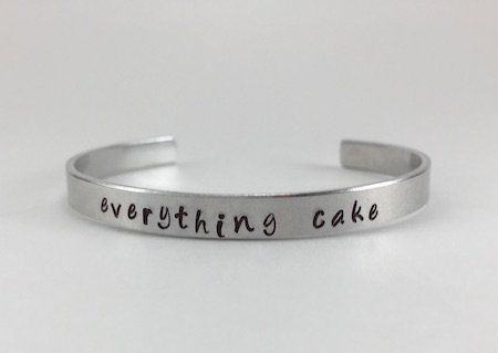 "Everything cake" Bangle