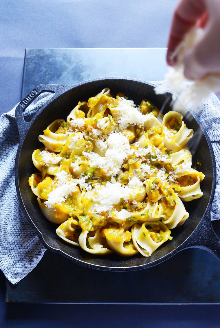 Stuffed Lumaconi with Butternut and Chestnuts - Sprinkling