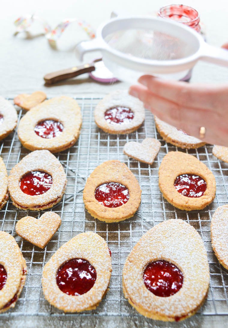 Easter Egg Jam Cookies