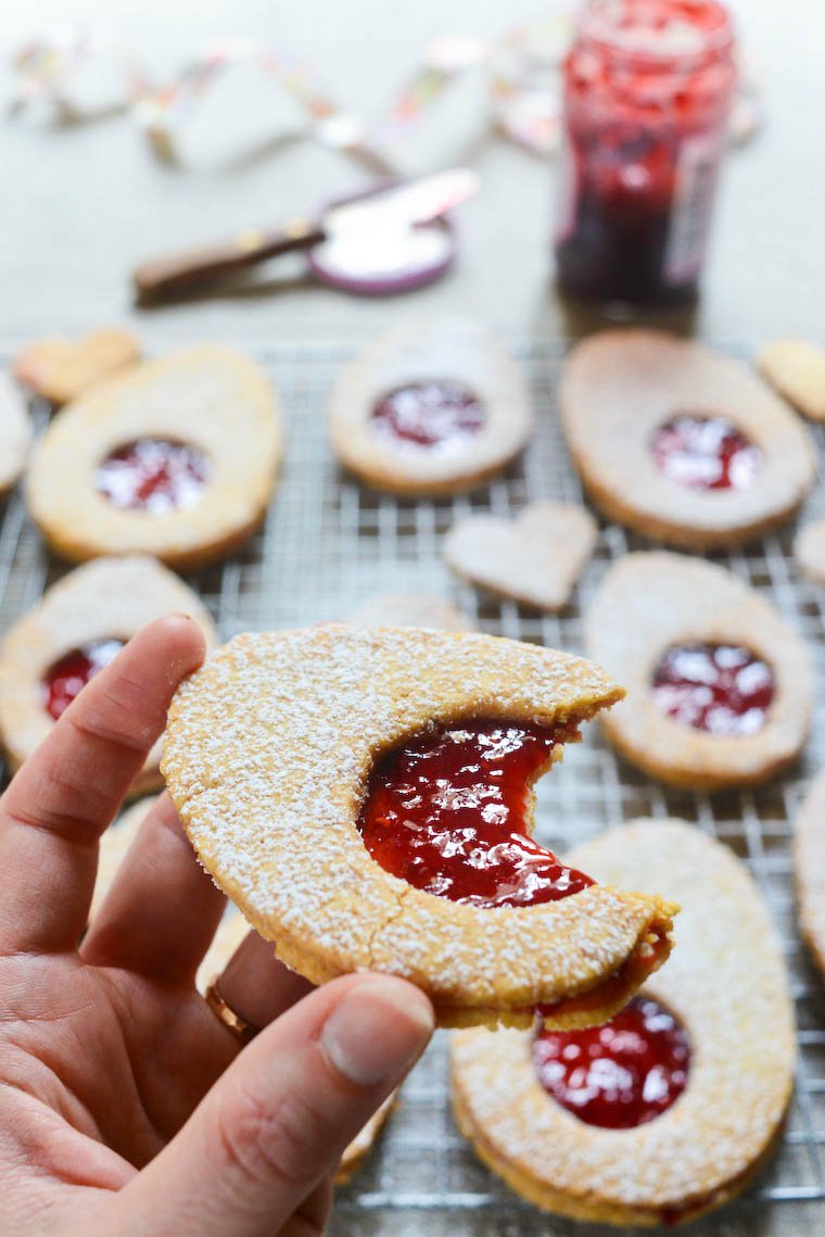 Easter Egg Jam Cookies