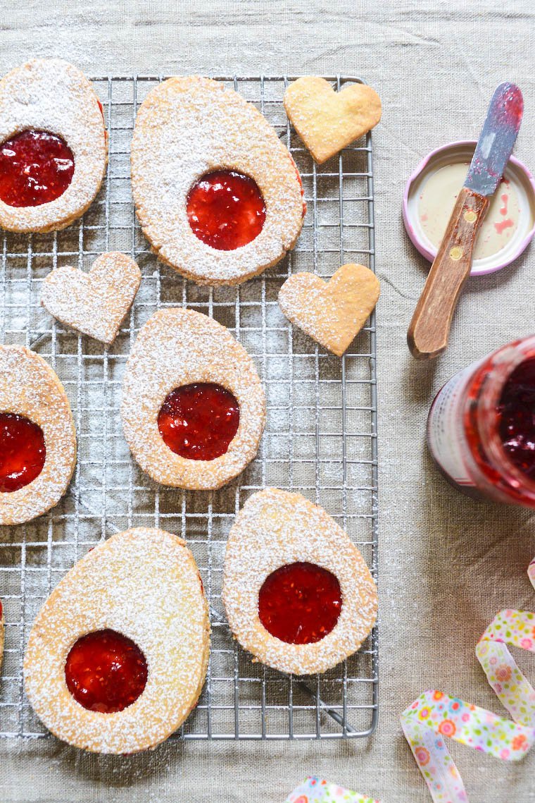 Easter Egg Jam Cookies