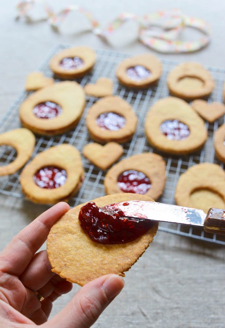 Easter Egg Jam Cookies